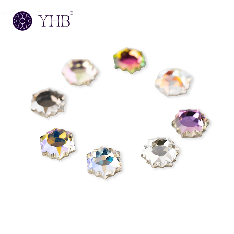 hexagon magic mirror fancy rhinestones point back wholesale hexagon magic mirror fancy rhinestones point back wholesale