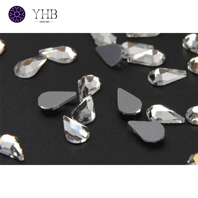 Teardrop Flat Back Rhinestones
